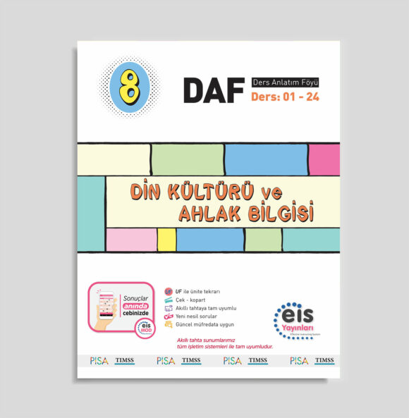 8. Sınıf DAF Din Kültürü ve Ahlak Bilgisi